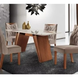 CONJUNTO C/4 CADEIRAS ATENA