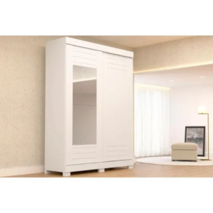 GUARDA ROUPA 2 PORTAS DE CORRER C/ ESPELHO AYLA