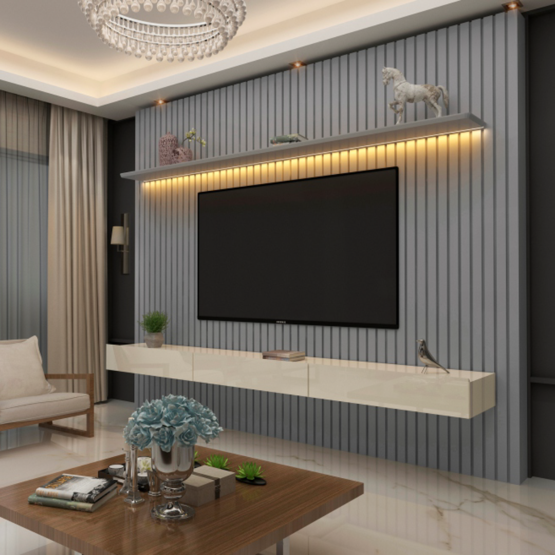 PAINEL NOBRE RIPADO COM LED PARA TV ATÉ 85 POLEGADAS - Image 3