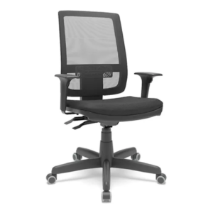 POLTRONA PRESIDENTE SEM APOIO PARA CABEÇA Nr17 BRAÇOS REGULÁVEIS