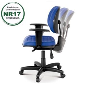 POLTRONA EXECUTIVA BACK SYSTEM COM BRAÇOS